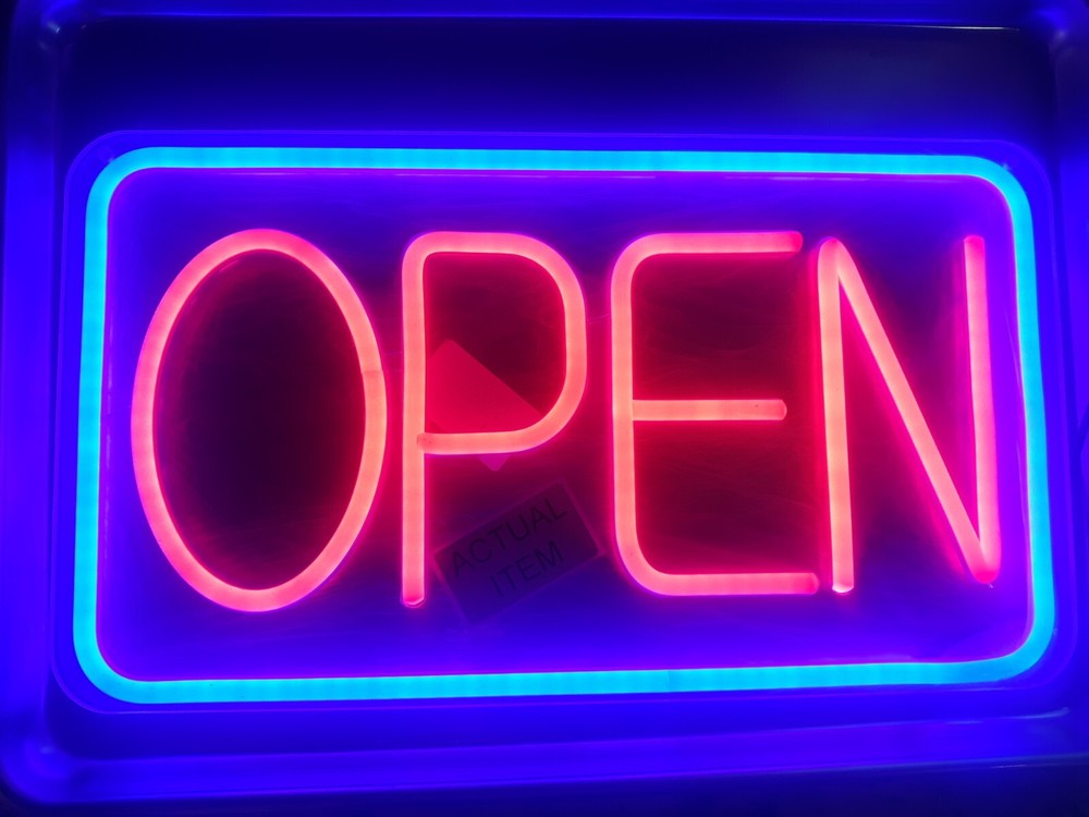 Neon Open sign