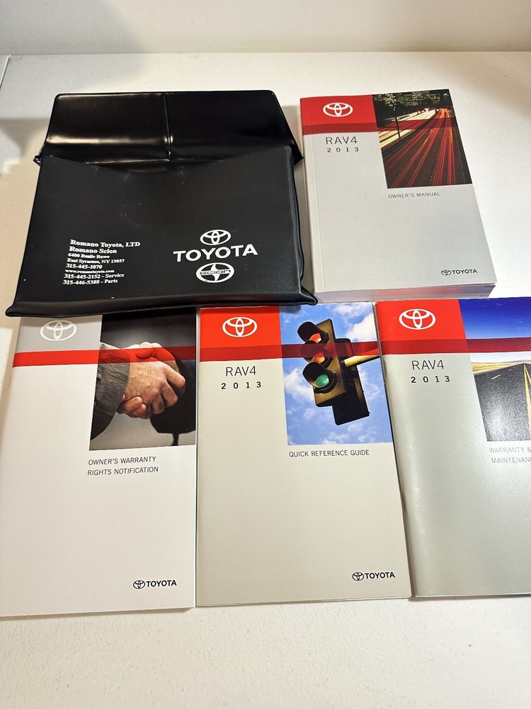 2013 Owners RAV4 Owner's Manual Set