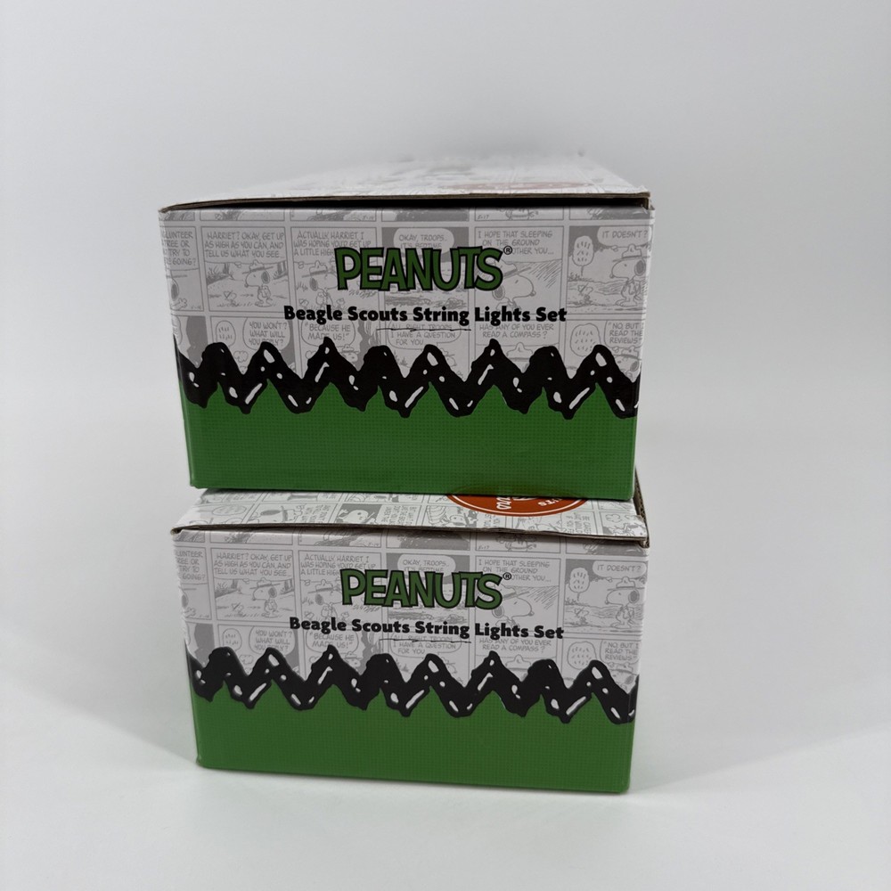 Peanuts Beagle Scouts Mini Lantern 10-piece String Light Set New Set Of 2