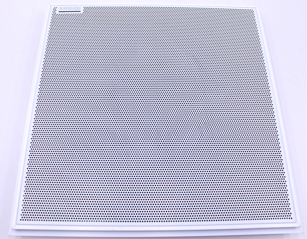 Shure Ceiling Array 24" White Square Microphone MXA910W - Tested / Updated