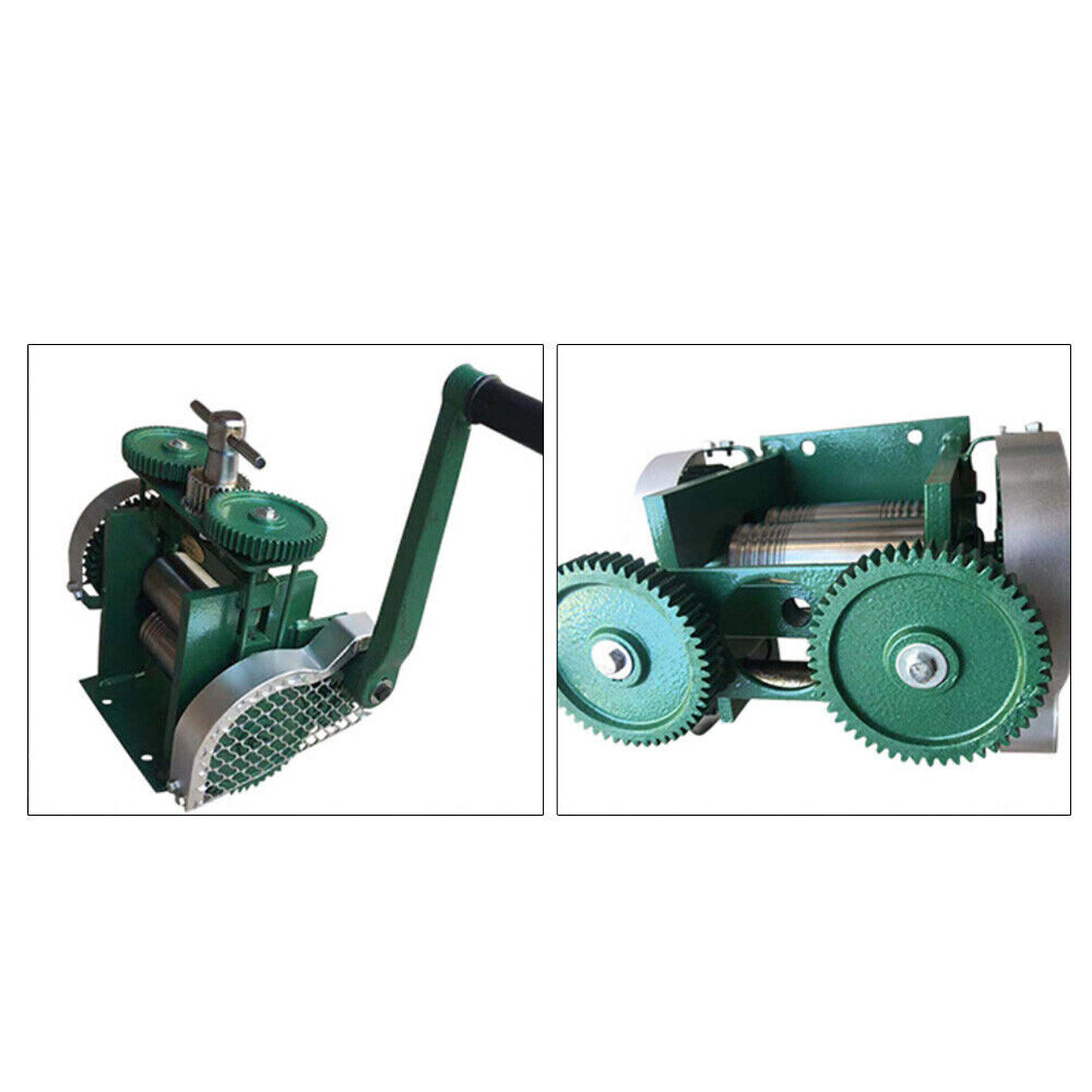 Manual Combination Rolling Mill Machine Jewelry Press Making Flake+Round Wire