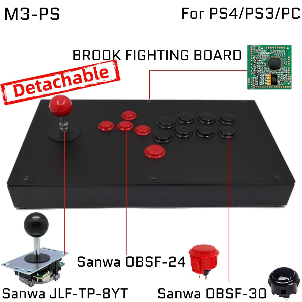 FightBox M3 Arcade Game Controller for PC/PS/XBOX/SWITCH