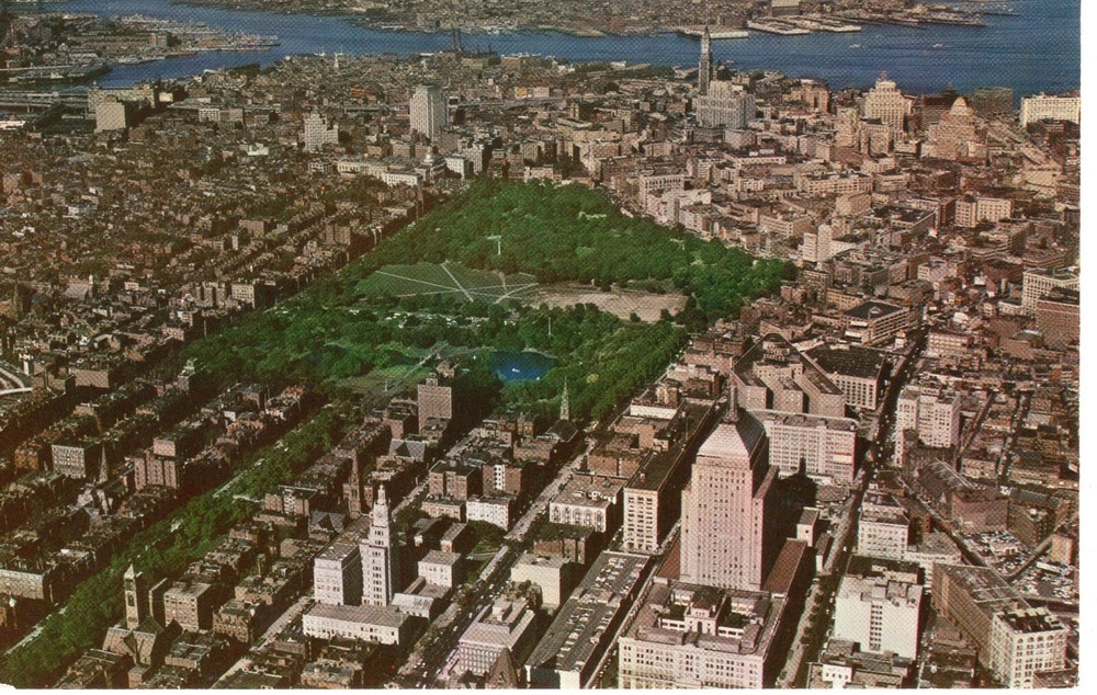 AIR VIEW OF BOSTON, MA - PC4121