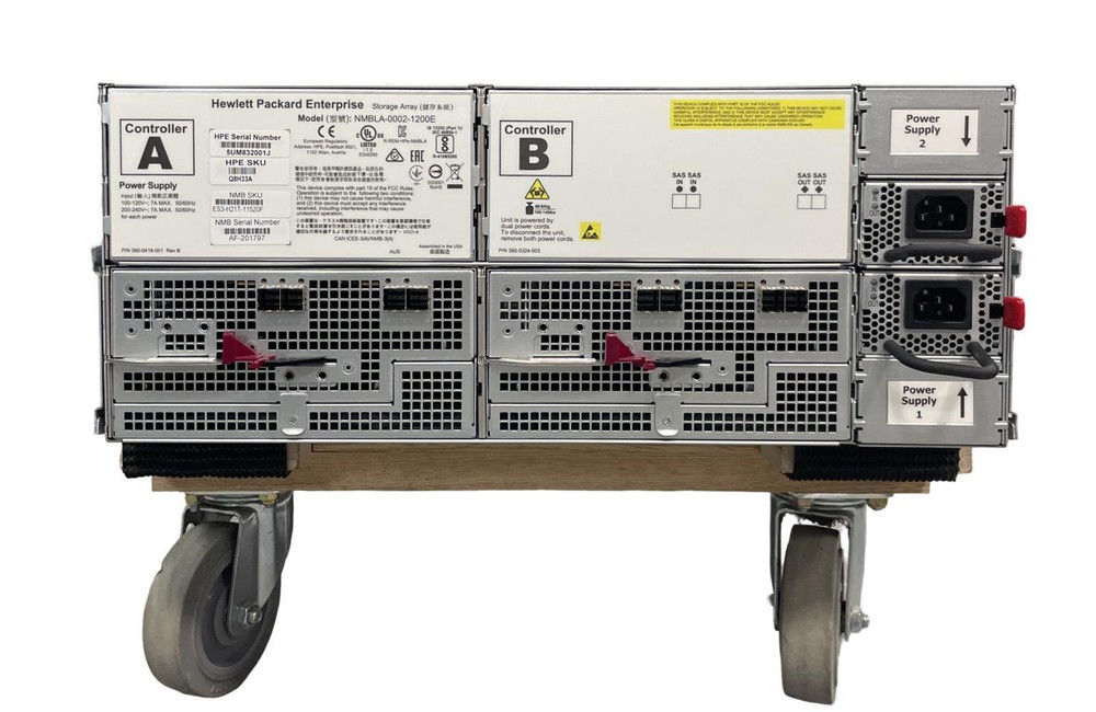 HP NMBLA-0002-1200E Nimble Dual Controller Storage Array w/ 21TB HDDs 2x 1200W