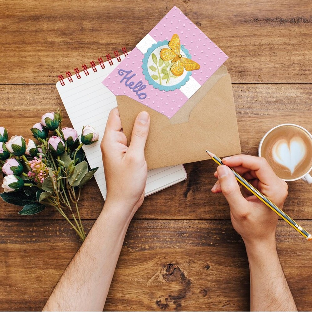 Mini Dots Background Embossing Folder, Plastic Textured Impressions Regular P...