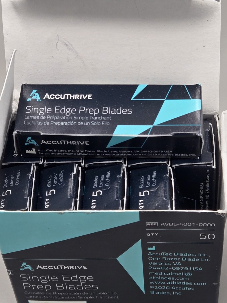 Accuthrive "Medical Prep" Double Edge Blades