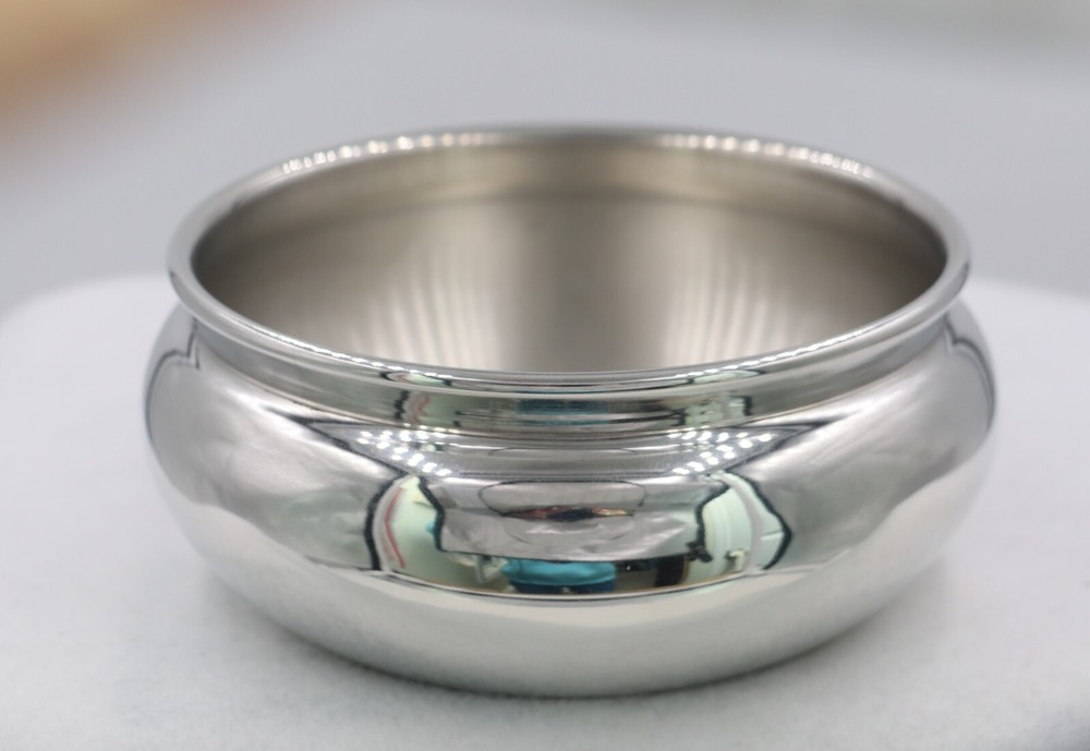 Danforth Shirley Polished Silver Wine Bottle Coaster Gift ~ Great Condition