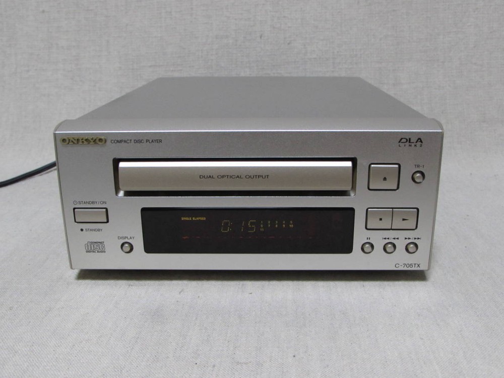 ONKYO C-705TX CD Compack Dick CD Players Recorders Silver