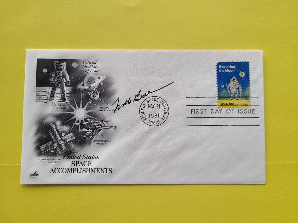 Frank Borman Astronaut, Apollo 8 ,Signed postal FDC,Autographed    Rare!