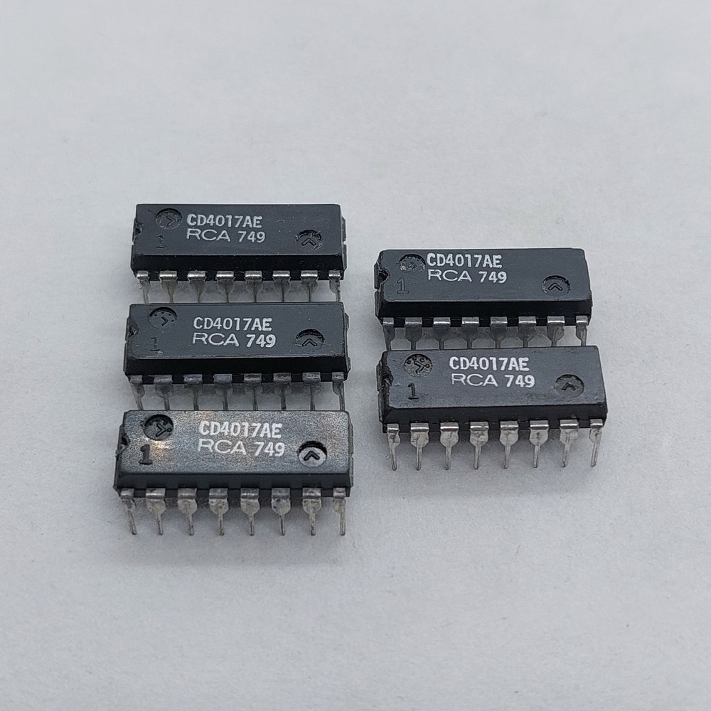 CD4017AE RCA INTEGRATED CIRCUIT X5pcs