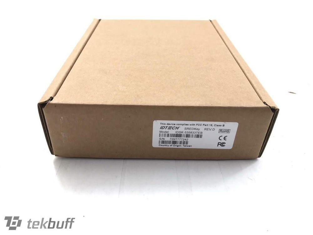 ✅ ID Technologies IDSK-535833TEB Sredkey Credit Card Reader, USB-HID,