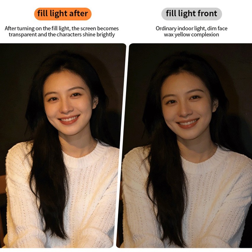 For Insta360 Link2/2C/2PRO Camera Fill Light 4-speed Brightness Adjustable Light