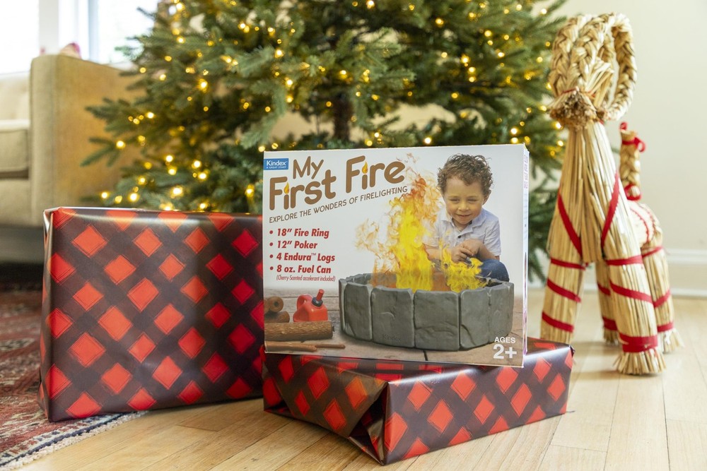 Prank-o My First Fire Prank Gift Box – Empty Box For Wrapping Real Pre