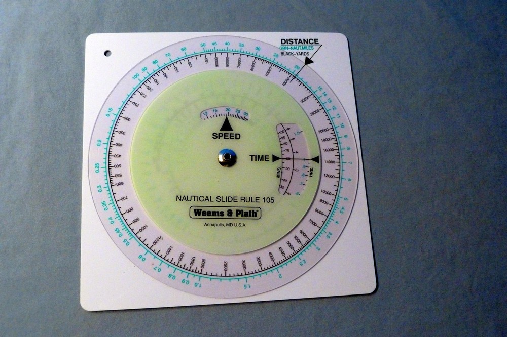 Weems & Plath 105 Nautical Slide Rule Circular