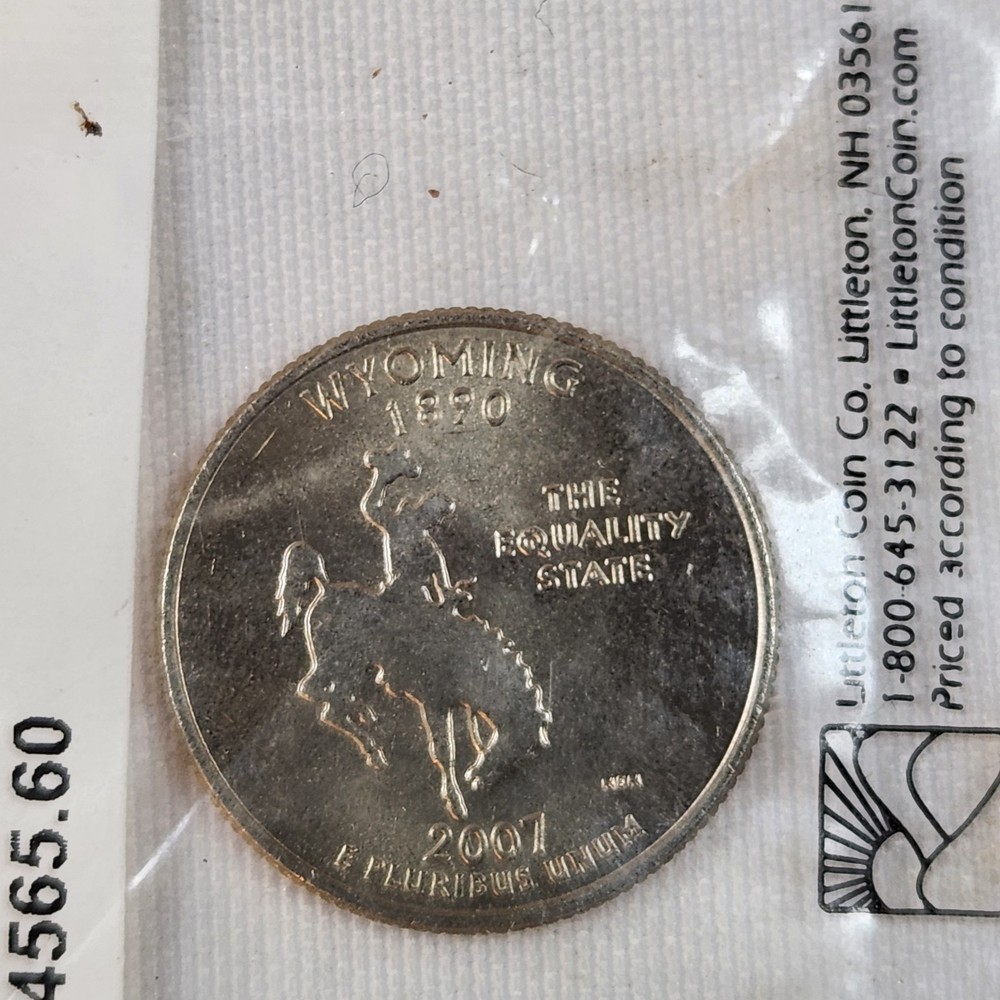Six Uncirculated State Quarters. See Description
