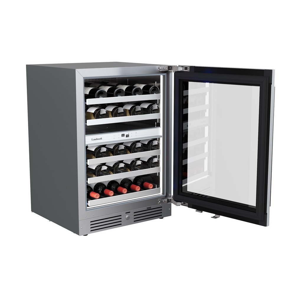 Landmark L3124UI2WGRH 24"W 37 Bottle Capacity Panel Ready Wine - Panel Ready