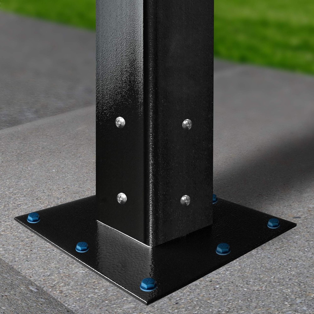 Black 7155 Surface Mount Base Plate