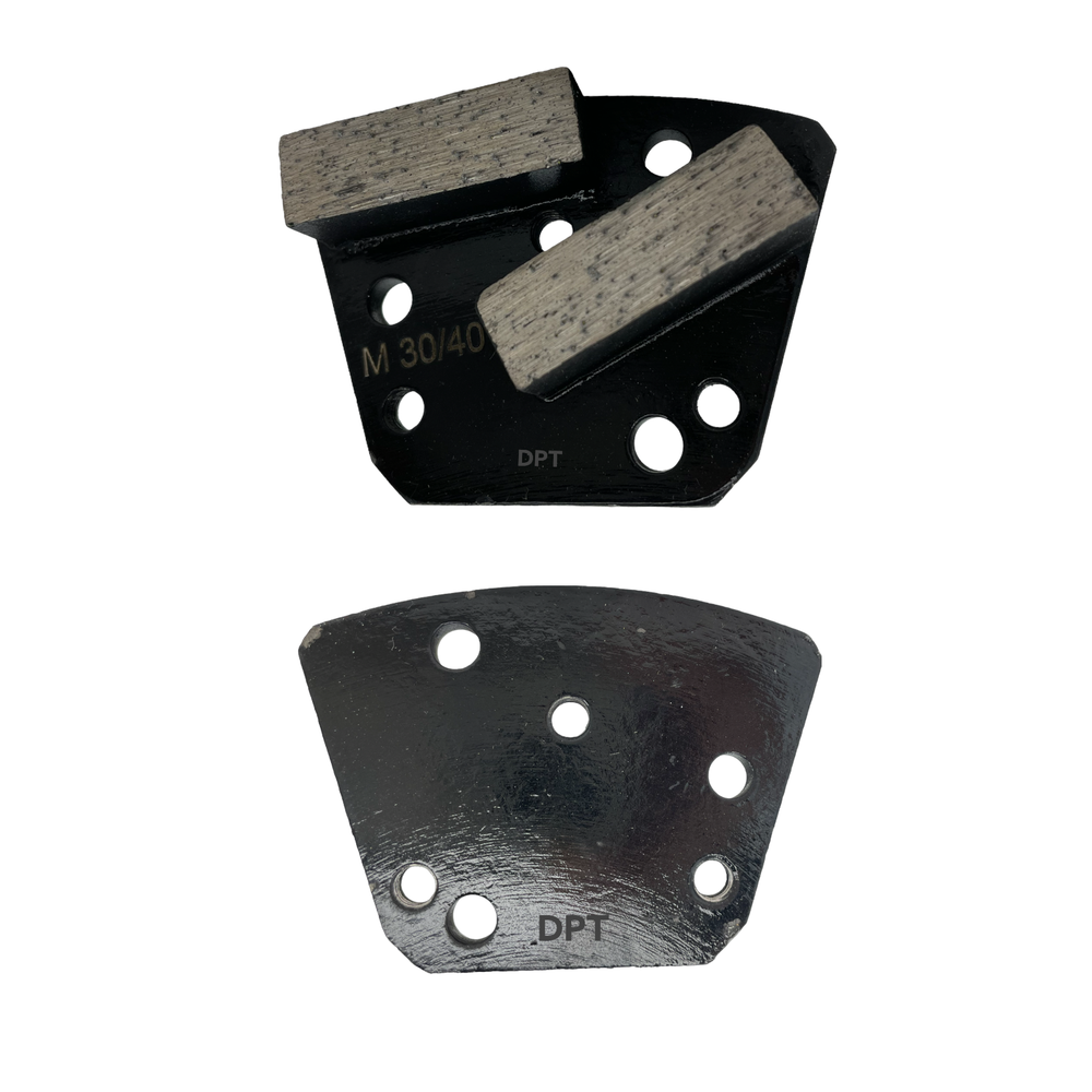 3 Pack Bolt on Diamond Grinding Discs for Concrete Floor Grinder Medium 30 Grit