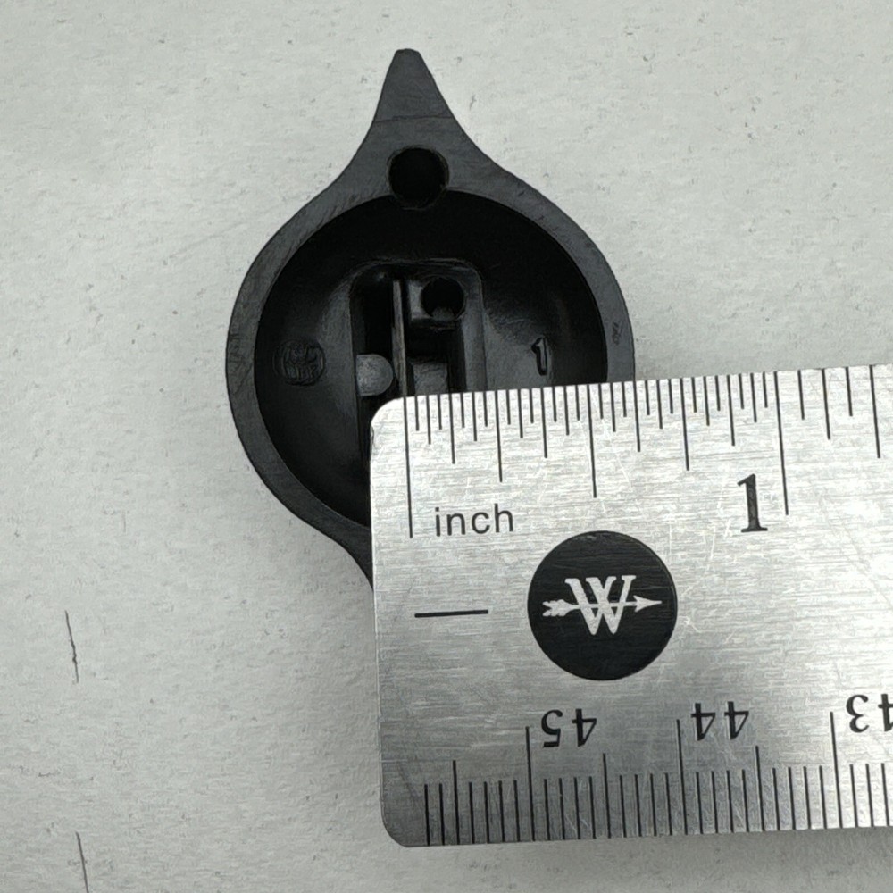 Replacement Timer/Dial/Switch Black Knob Handle, Fits on a 1/8" x 3/16" Stem/Tab