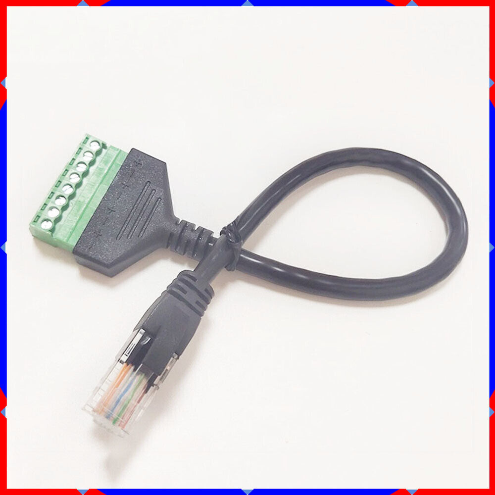 Network RJ45 Solderless fixed wiring terminal Network router extension cable PC