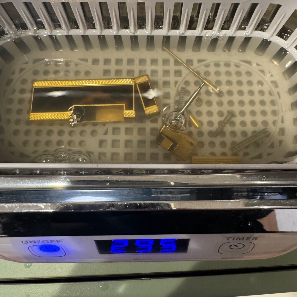 Dunhill Lighter Brown Shell-Ultrasonically cleaned_Working