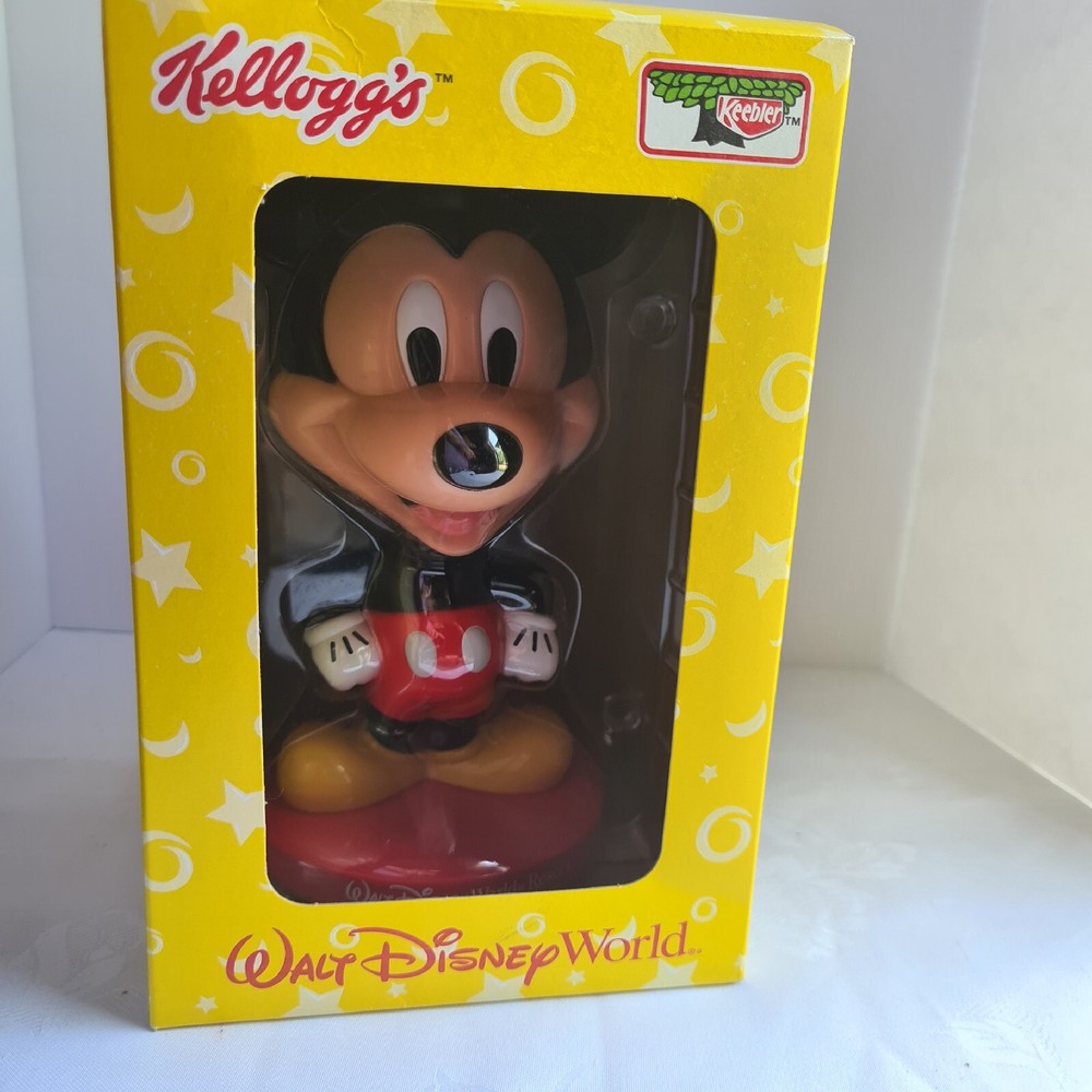 Mickey Mouse Bobble Head 6 Inch By Kelloggs Vintage