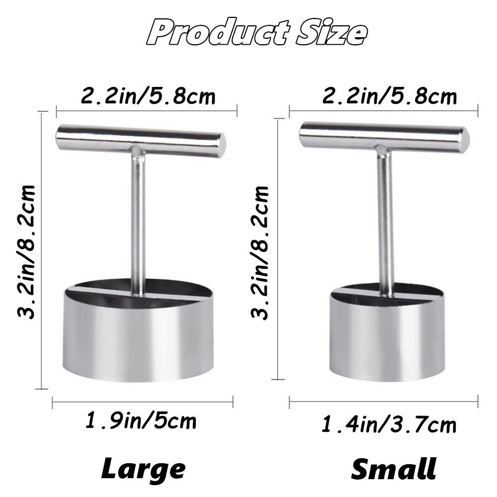 Stainless Steel Corer Tool Fruit Core Fruit Hole Digger Baking Big sale！！