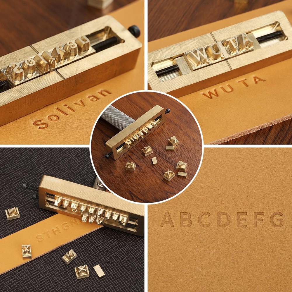 Brass Stamping Tools Flexible Letters Numbers Alphabets Symbols Characters Mo...