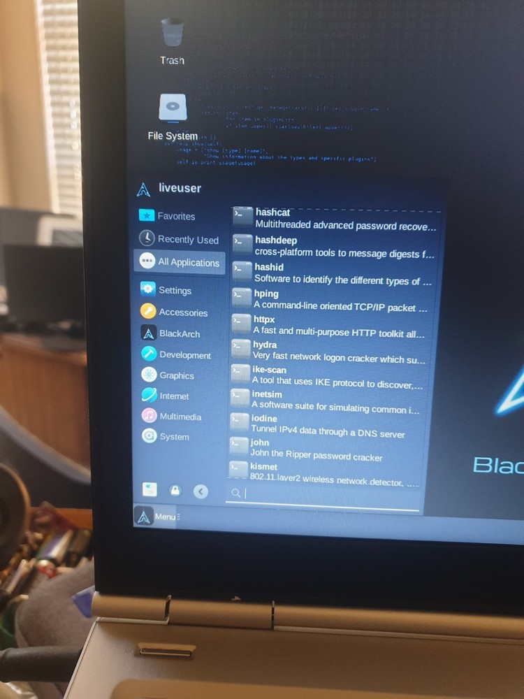 Linux BlackArch Slim 2023.05.01 64-bit Bootable Live and Install USB Flash Drive