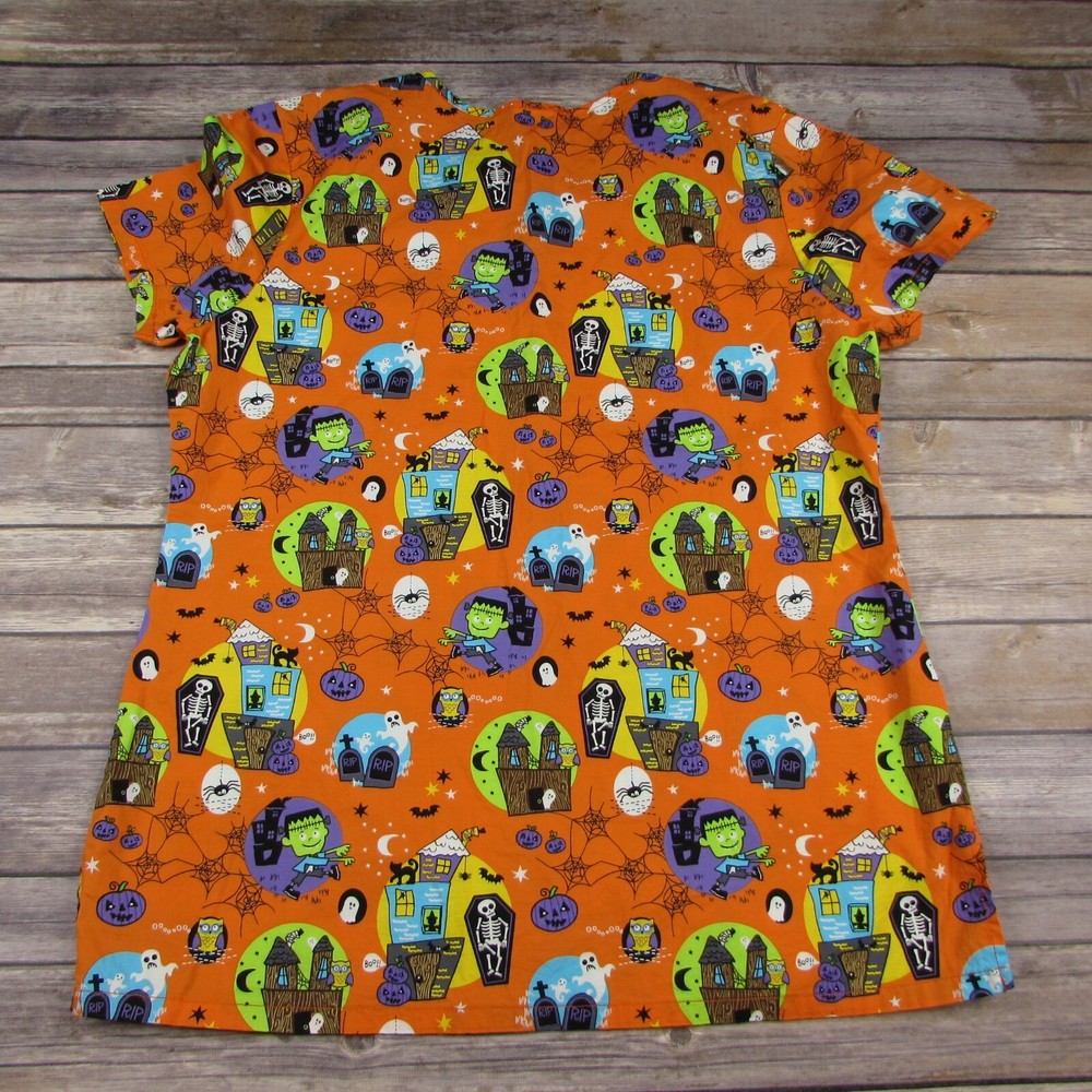 Dickies Cute Halloween Medium Scrub Top