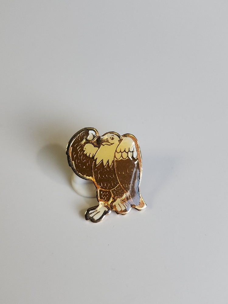 Eagle Flexing Muscle Lapel Pin