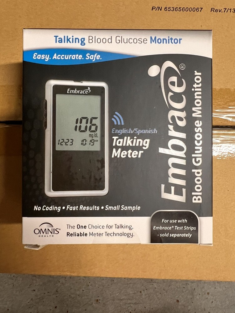 Embrace No-Code Talking Blood Glucose Meter System. 25% OFF.