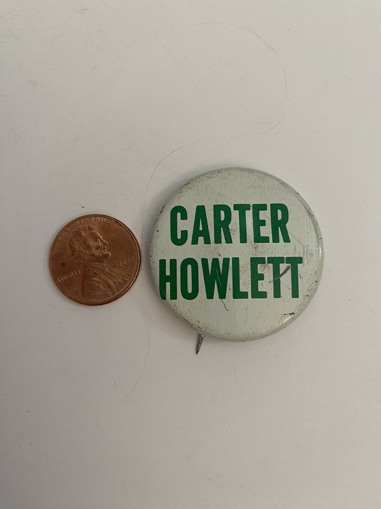 Carter Howlett Pin Back Button P40
