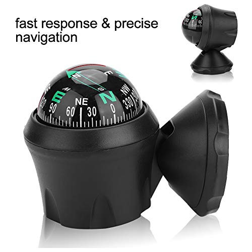 Portable Car Compass, Boat Compass Dashboard Digital Navigation Exploration