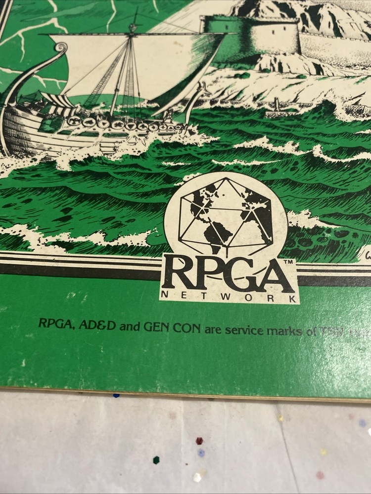 Doc's Island Advanced D&D RPGA VHTF Used TSR R-4 Module
