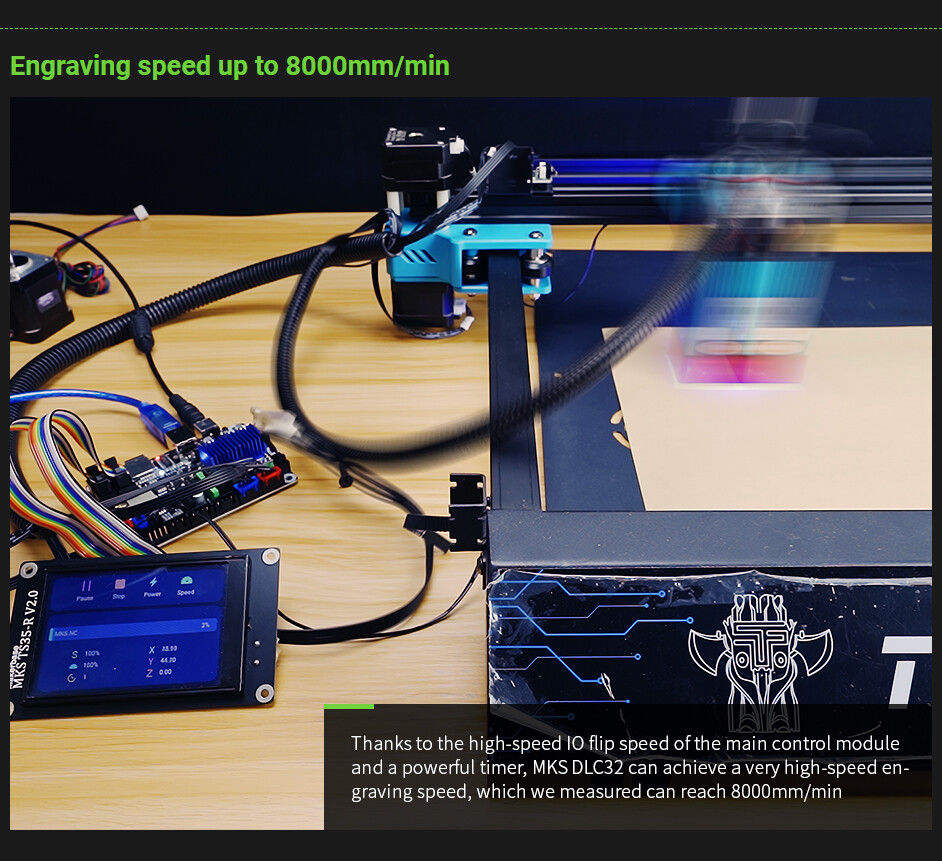 For Makerbase MKS DLC32 3D Printer Control Board Laser Engraving Motherboard CNC