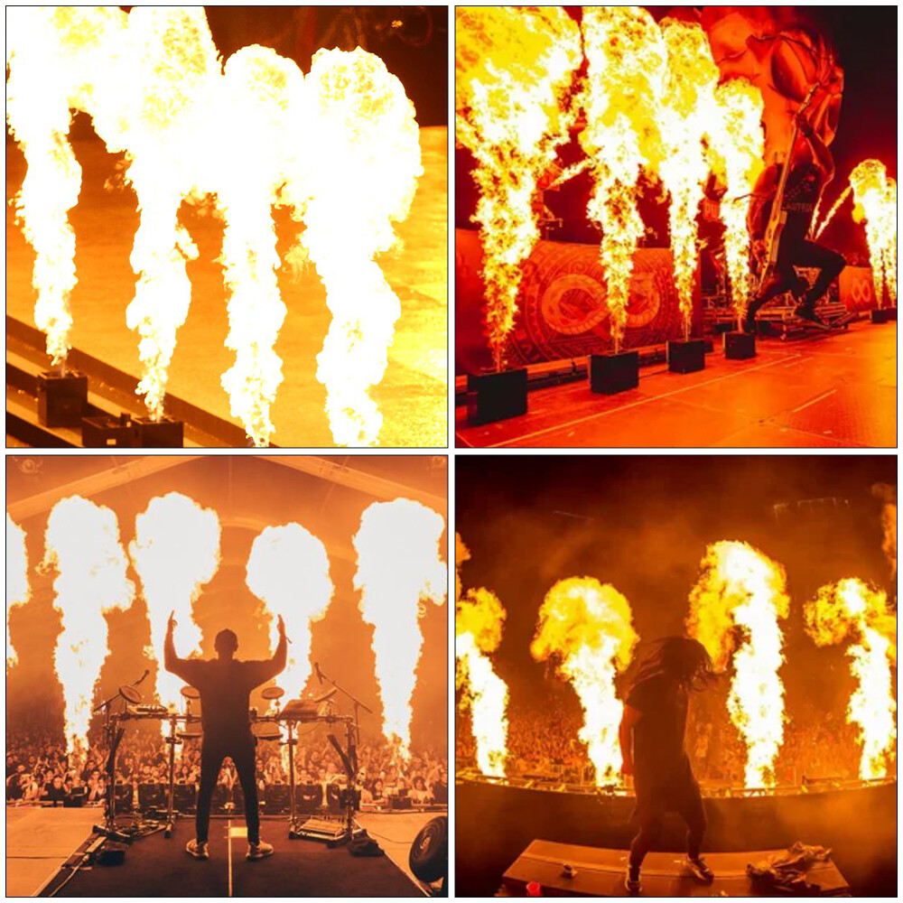 Fire Machine Flame Machine Stage Effect DMX Flame Single Head for Stage Concert