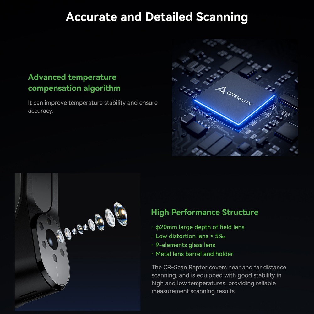 CR-Scan 3D Scanner High Precision Blue NIR Consumer Scanner