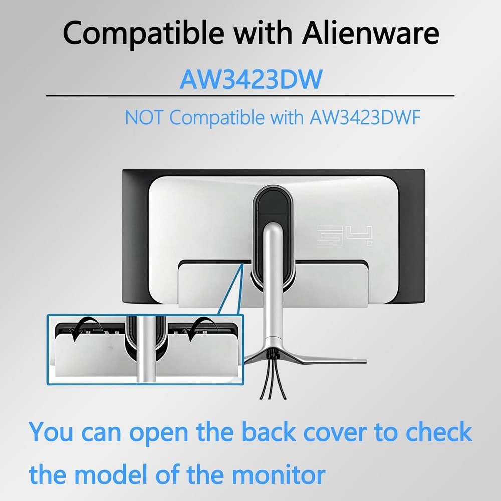 Durable VESA Adapter for Alienware 34" Curved Monitors - Space-Saving Solution