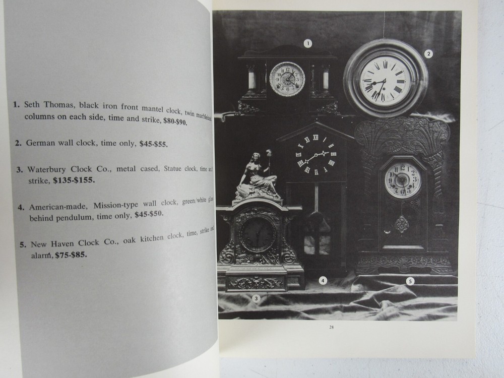 Clock Guide Identification With Prices 1976 Robert W Miller Book WT3