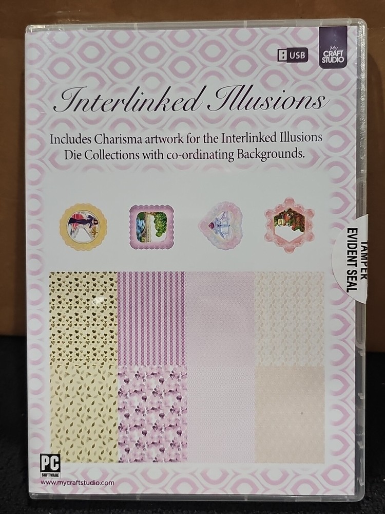 My Craft Studio Interlinked Illusions USB Die Collection Charisma Artwork PC