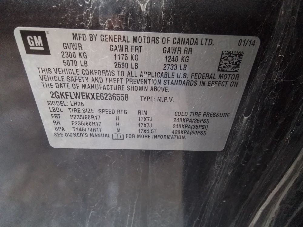 2010-2017 GMC Terrain Dash Mounted Lower 7" Display Screen