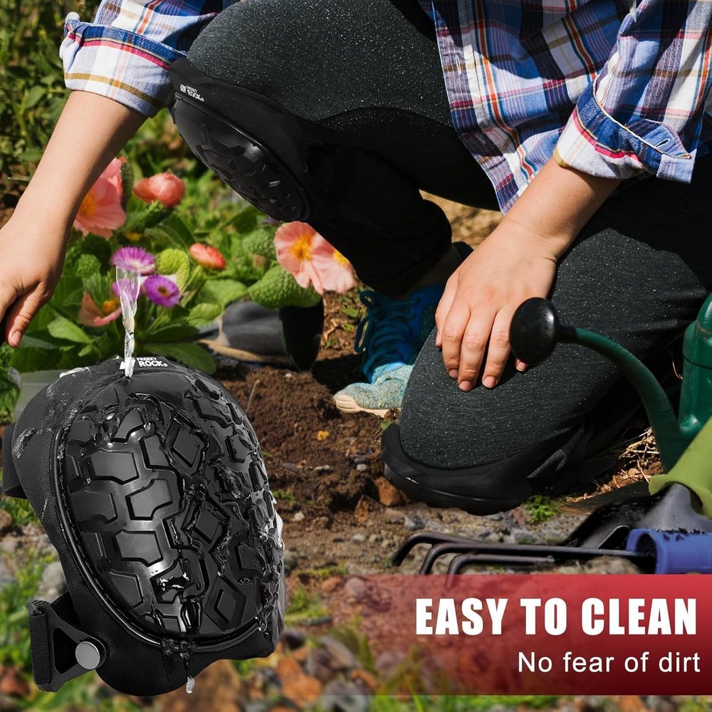 Professional Knee Pads for Work Construction with Heavy Duty Cap Foam Padding...