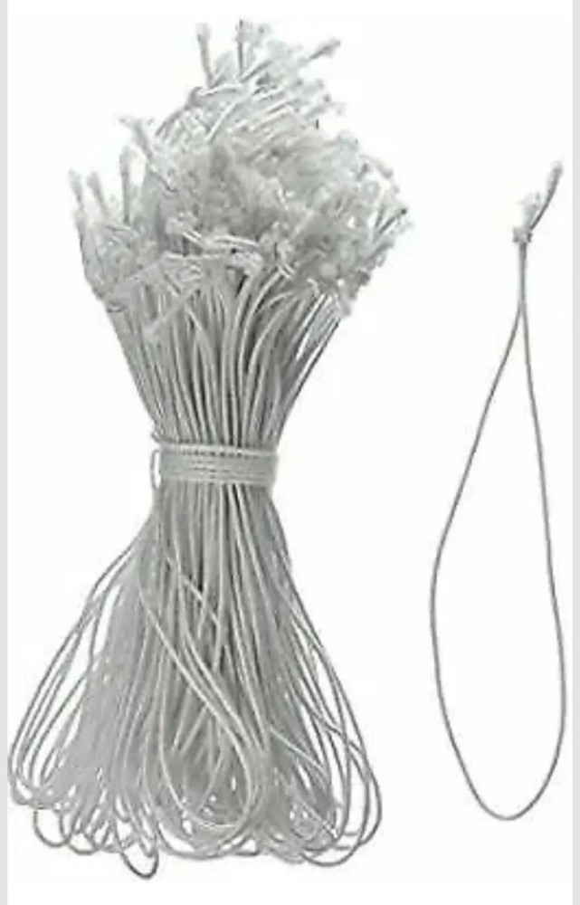 3.5" Elastic Loops For Hang Tags 1000/Bundle FAST SHIPPING
