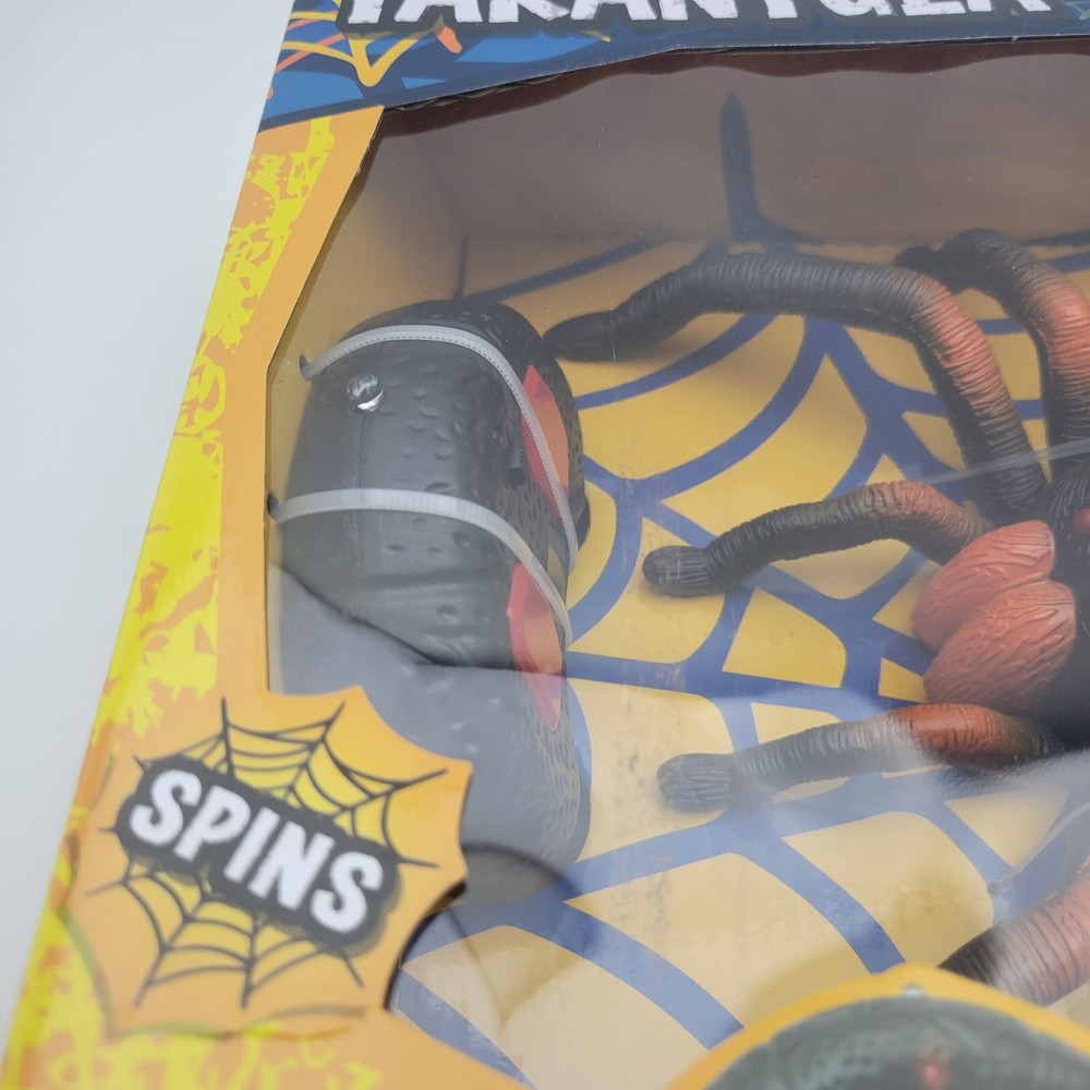 Radio Remote Control Tarantula Spider Scary Prank, Spins, Crawls & Wiggles