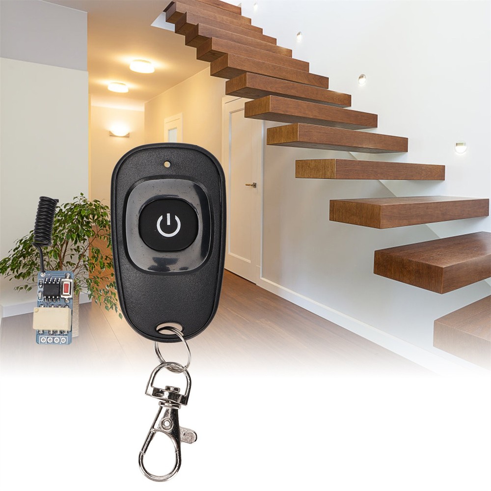 Wireless Module Remote Control Switch Single Button Relay RF Transmitter