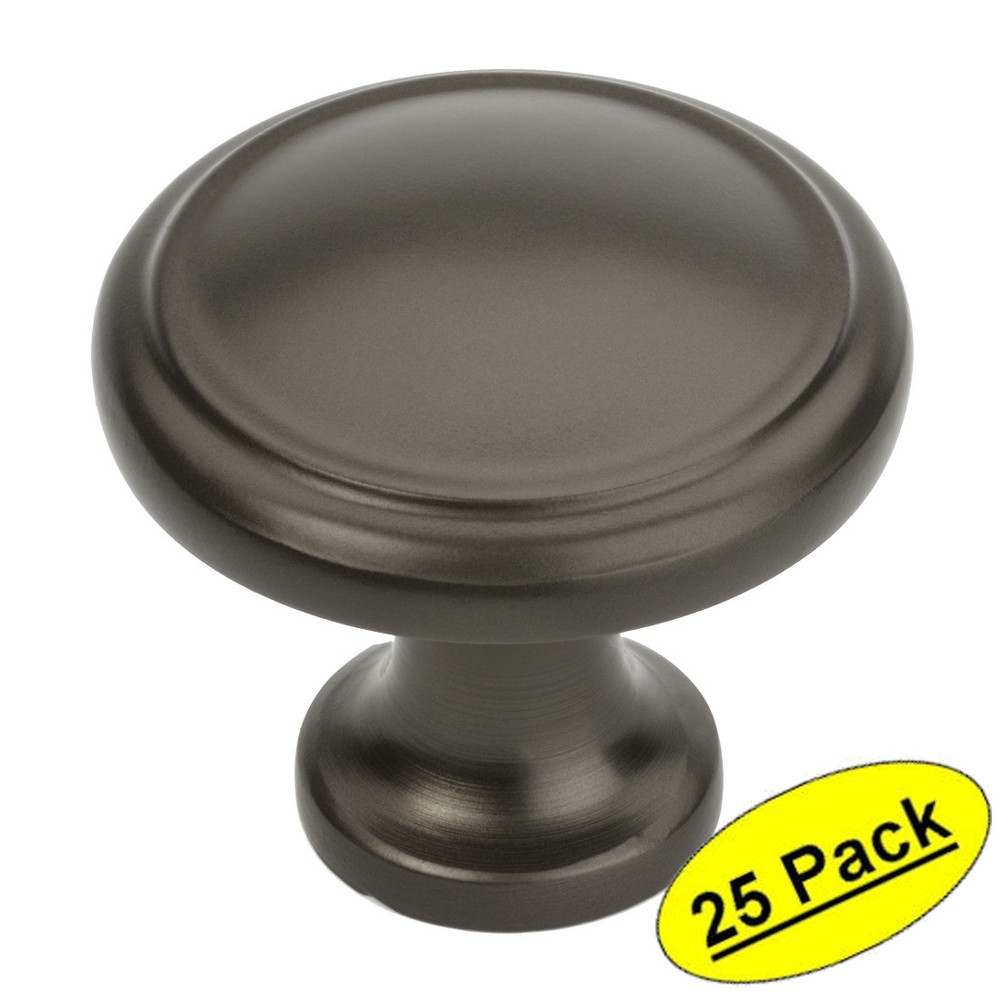 *25 Pack* Cosmas Cabinet Hardware Graphite Round Knobs #5982GPH