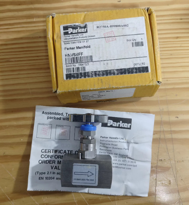 1pcs Parker HNVS4FF Pressure valve