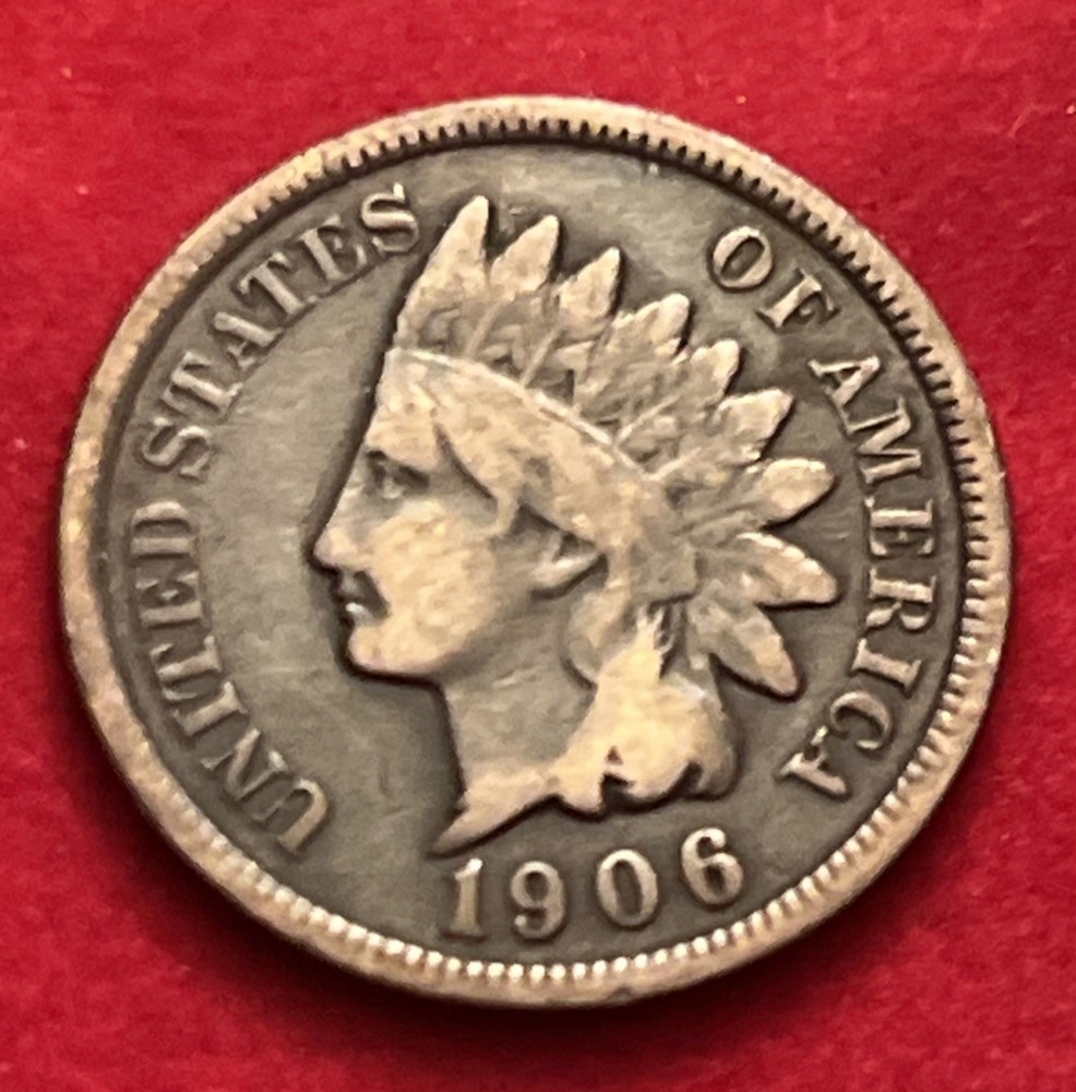 1906 indian head cent BN12