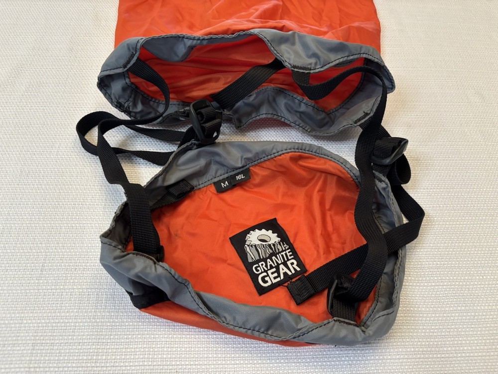 Granite Gear Round Rock Solid Compression Stuff Sack 16L Size Medium Orange